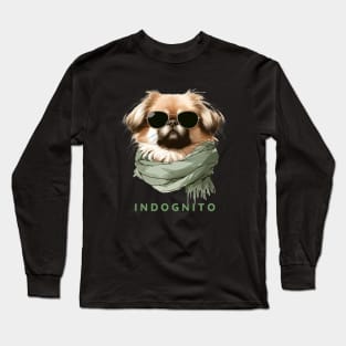 Pekingese Indognito Long Sleeve T-Shirt